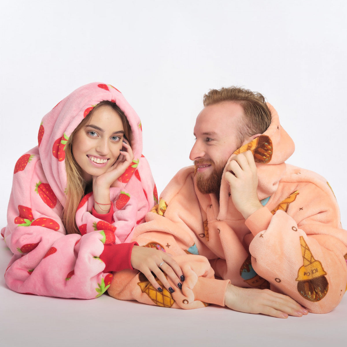 BARAMOOR džemperių - pledų komplektas "Sweet Couple" – 4