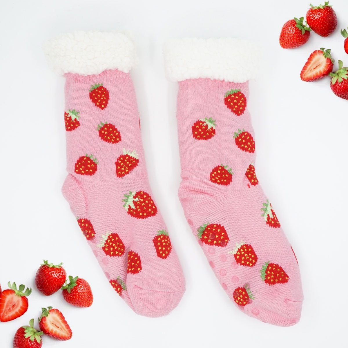 BARAMOOR šiltos kojinės "Strawberry" – 1
